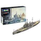 KIT PARA MONTAR REVELL NAVIO DE GUERRA HMS DUKE OF YORK 1/1200 45 PEÇAS REV 05182